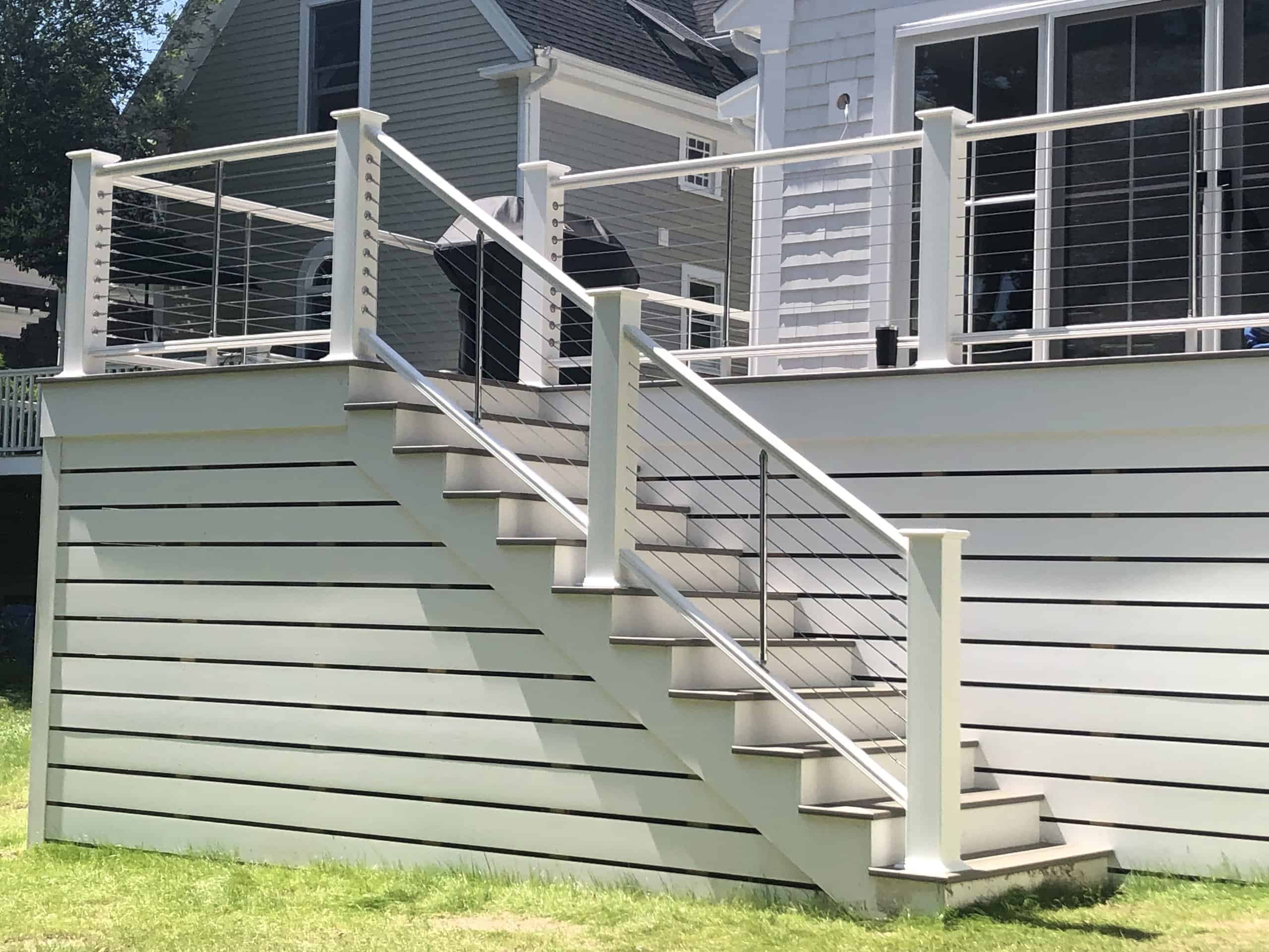 Timbertech Decking With Stainless Steel Cable Rail